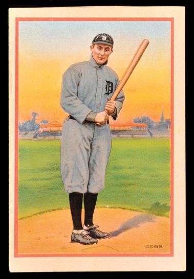 1910 Notebook Base Ball Stars Cobb with bat